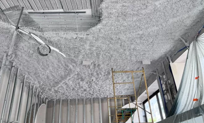 Pose de nergalto et flocage plafond
