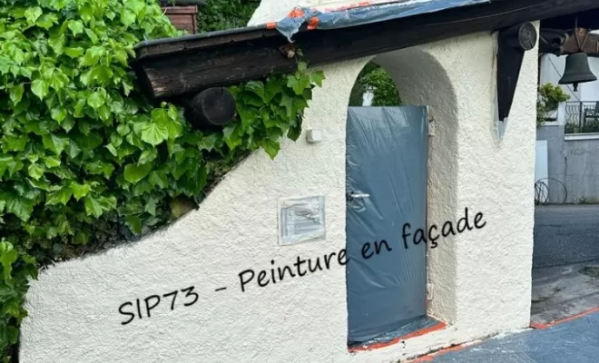 peinture en façade extérieur