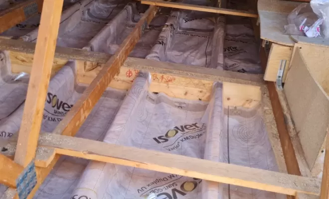 pare-vapeur pour combles perdus à Viviers du Lac