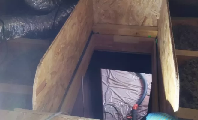 Contour de trappe accès combles à chambéry SIP