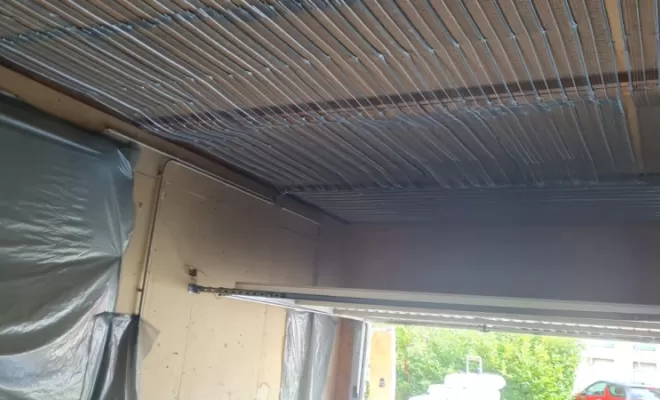 Isolation d'un garage en plancher bas avec pose de nergalto
