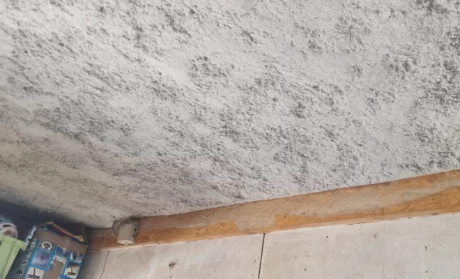 Isolation plancher bas dans hall d'un bâtiment à Aix les Bains