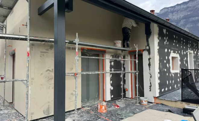 Isolation de murs par l'extérieur à Aix les Bains
