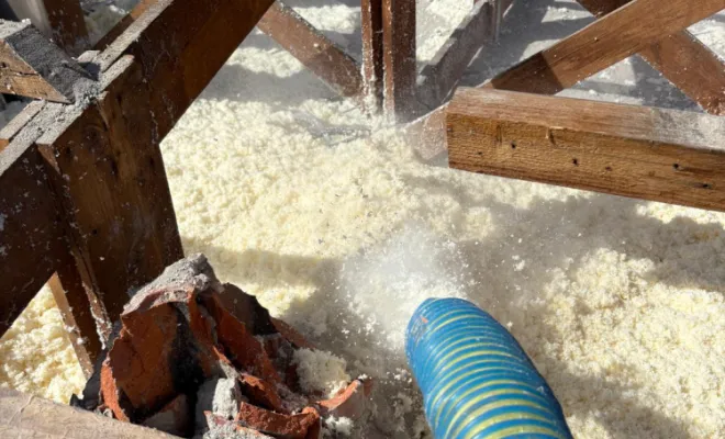 Soufflage ouate de cellulose en combles perdus à Chambéry