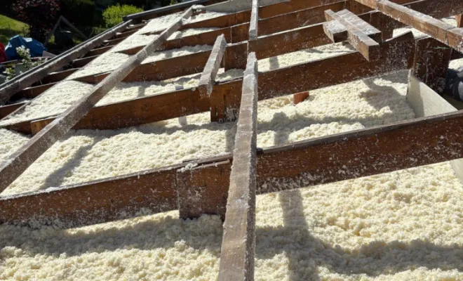 Soufflage ouate de cellulose en combles perdus à Chambéry