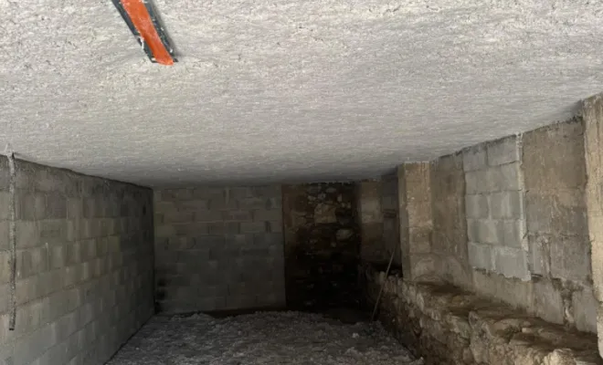 Flocage thermique et coupe-feu sous dalle par SIP proche Annecy