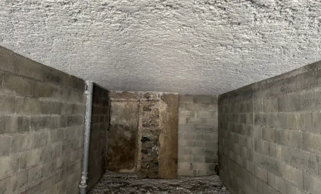 Flocage thermique et coupe-feu sous dalle par SIP proche Annecy