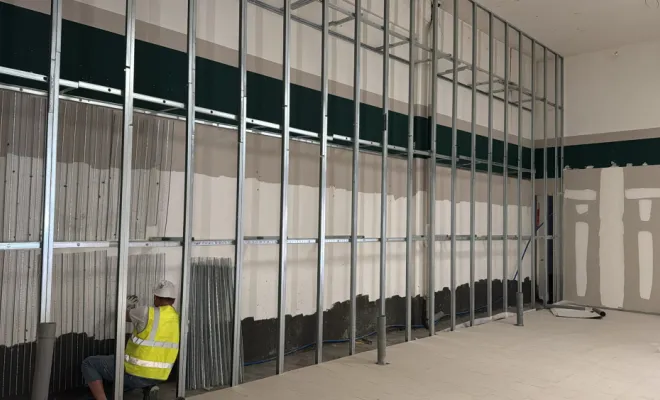 Projection et encoffrement coupe-feu bâtiment commercial par SIP à Chambéry