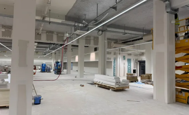 Projection et encoffrement coupe-feu bâtiment commercial par SIP à Chambéry