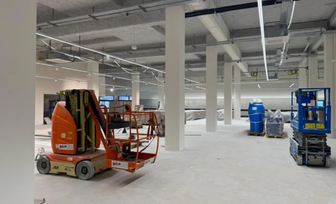 Projection et encoffrement coupe-feu bâtiment commercial par SIP à Chambéry