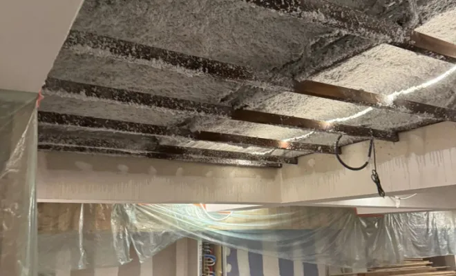 Flocage coupe-feu dans bâtiment commercial proche de Chambéry par SIP