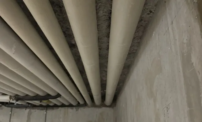 Flocage thermique par projection sur parking par SIP à Annecy